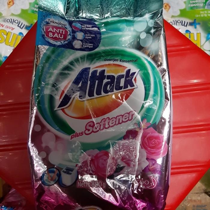 Attack Plus Softener Deterjen Bubuk 800 gr