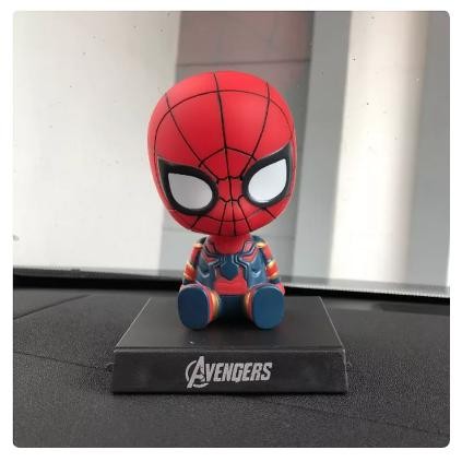 PALING MURAH. PAJANGAN MOBIL DASHBOARD SPIDERMAN / MARVEL SPIDERMAN KEPALA GOYANG