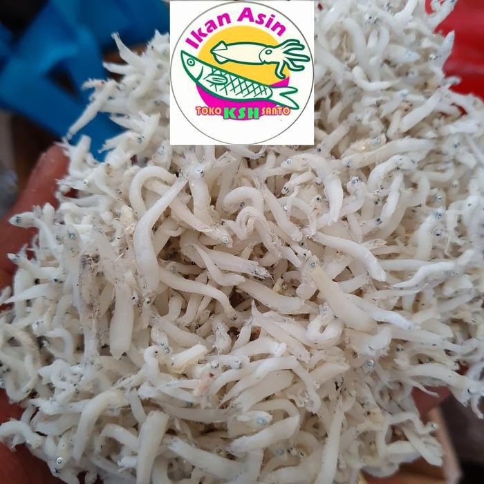 

terbaru !!! ikan asin teri nasi kasar 1kg ready