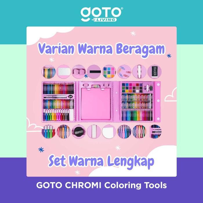 

Goto Chromi Crayon Krayon Pensil Warna Set Kerayon Lengkap 150 208 Pcs