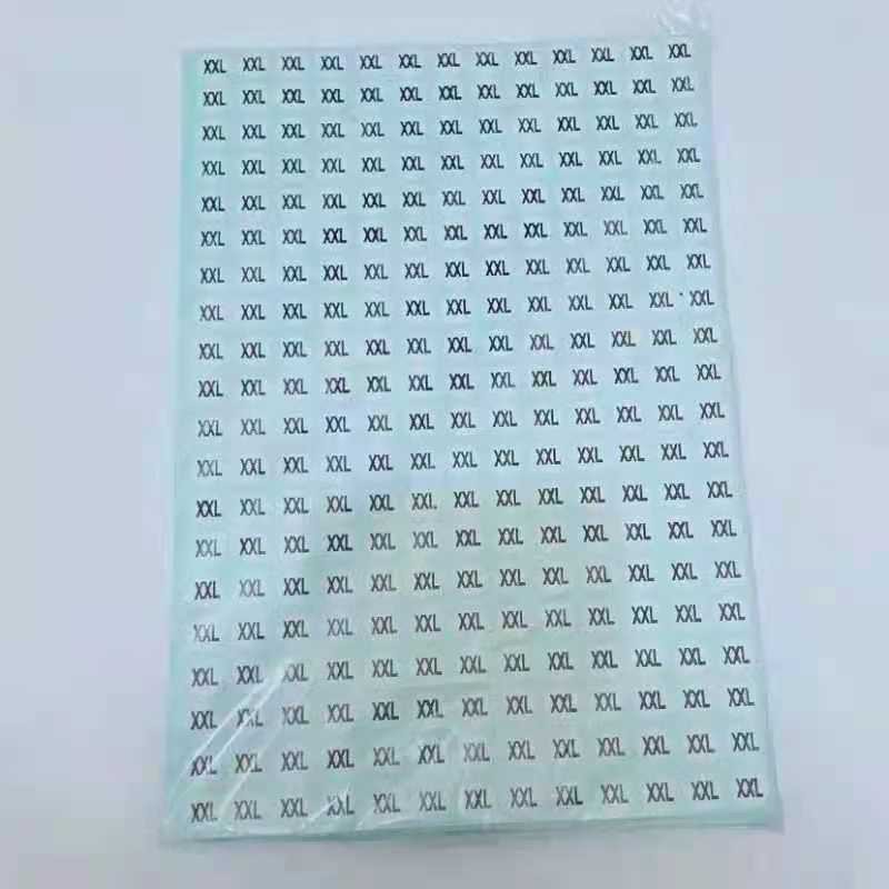 

LABEL STIKER SIZE BAJU UKURAN SIZE PAKAIAN - LABEL TEMPEL PRODUK -