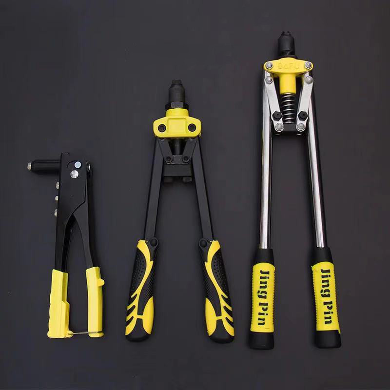 Rivet Gun Household Manual DIY Tool Professional Grade Double-handle Core Pull Rivet Gun Automatic O