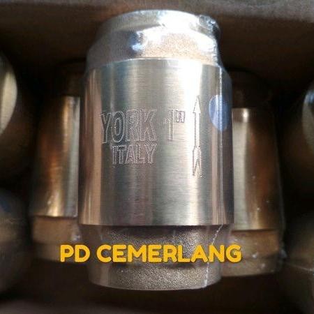 Tusen klep pompa air 1 inch yang bagus tusen klep york 1 inch hq Kode 1252