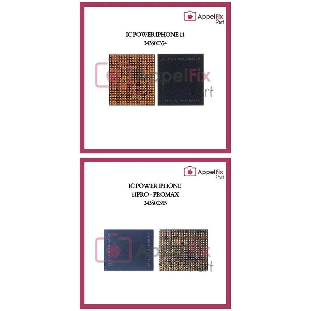 IC POWER IPHONE 11 11PRO 11PROMAX ORIGINAL IC 343S00354 343S00355