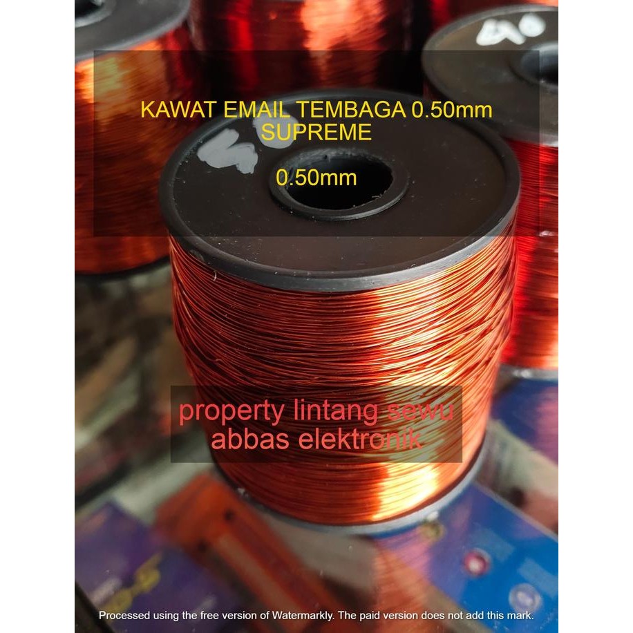 PREMIUM KAWAT EMAIL TEMBAGA 0.50 GULUNG DINAMO MOTOR