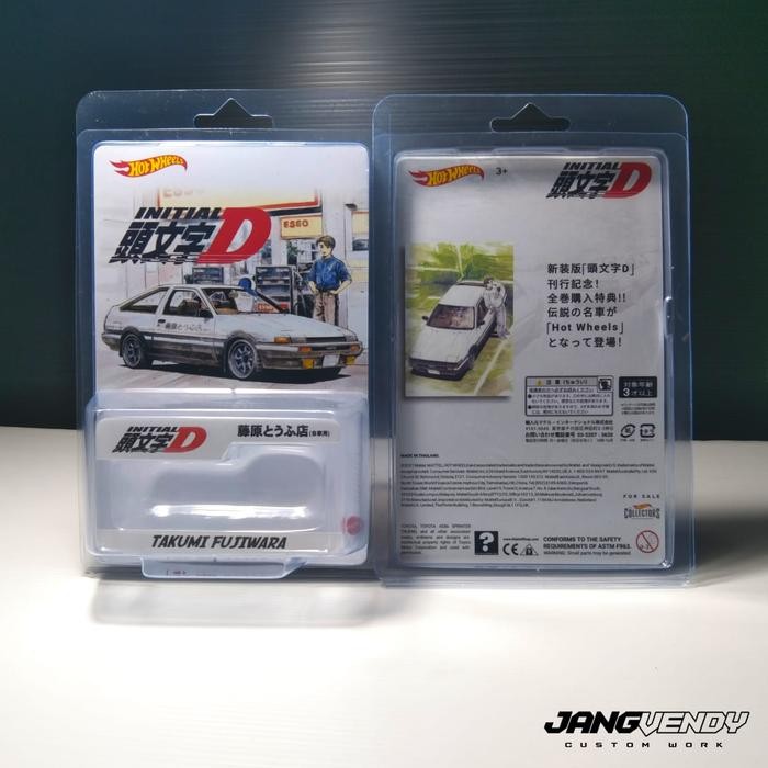 Hotwheels Toyota Ae86 Initial D ( Card Custom Only ) #Gratisongkir
