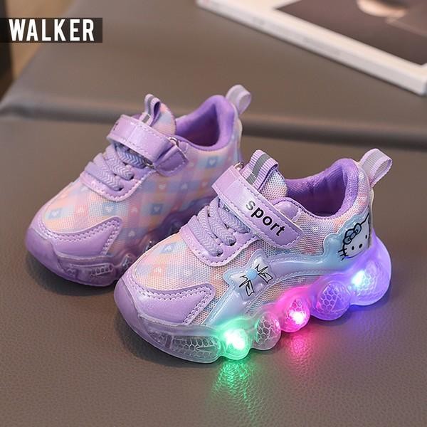 Lkm457 Sepatu Sport Anak Perempuan Casual Bayi Dengan Lampu Led Sekolah [1Kg 3Pc] Halomoms