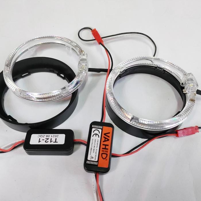 T5-85 Ring Crystal Halos Angel Eyes Ring Projector 3 Inch Ring Foglamp Projector T5-85