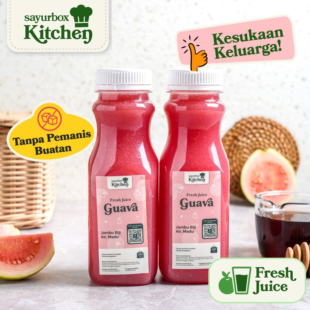 

Bundle - 2 x Sayurbox Kitchen Fresh Juice Red Guava 1 pack