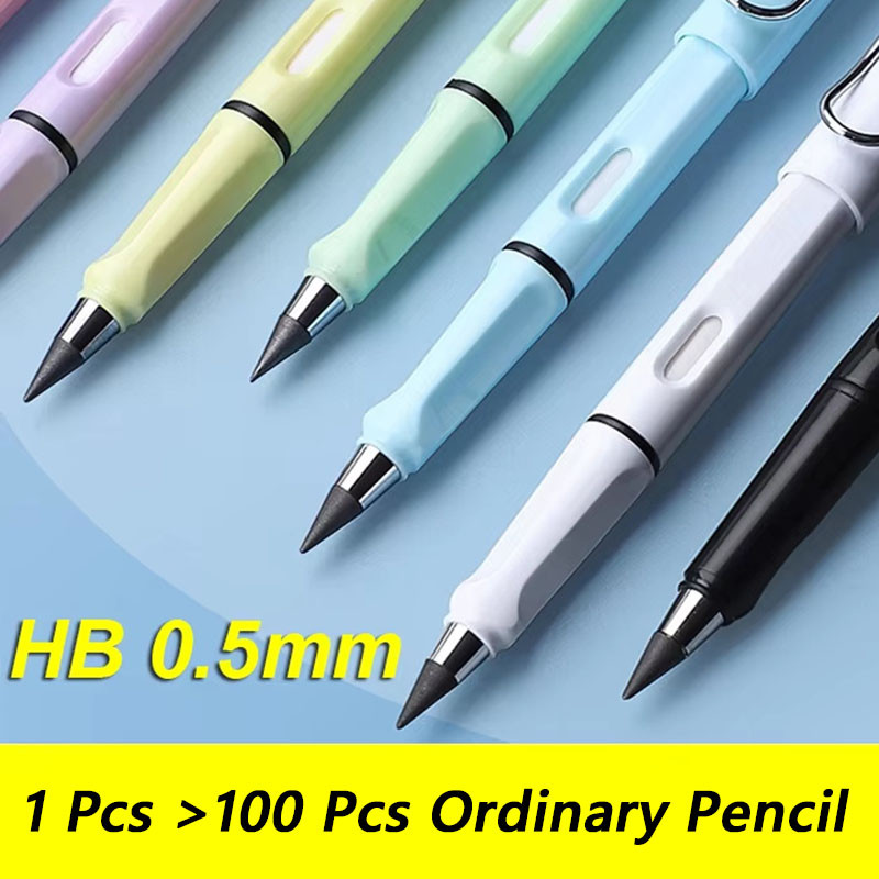 

Infinity Pencil Papeleria Stationery Pens Colored Shell Novel Eternal Pencils Children Cute Art