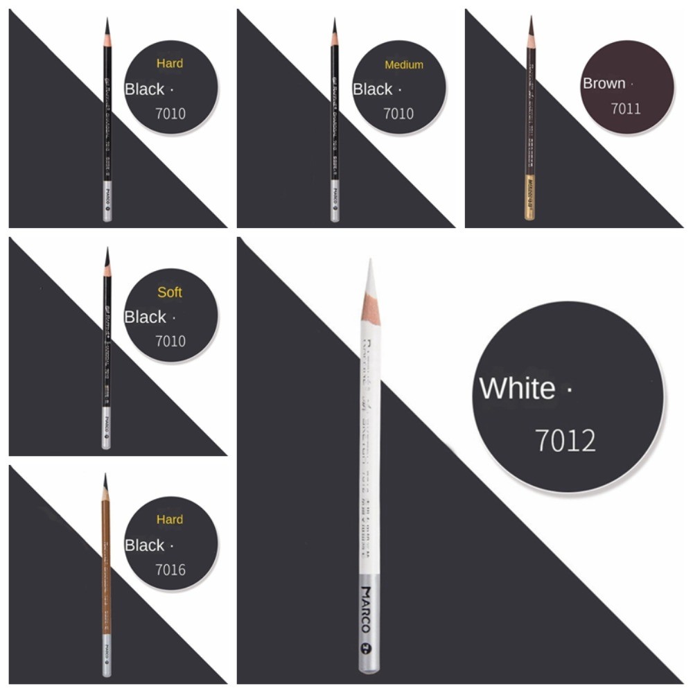 

High Gloss Charcoal Pen Sketch Pencil Sketching School Black White Charcoal Pencil Art Students