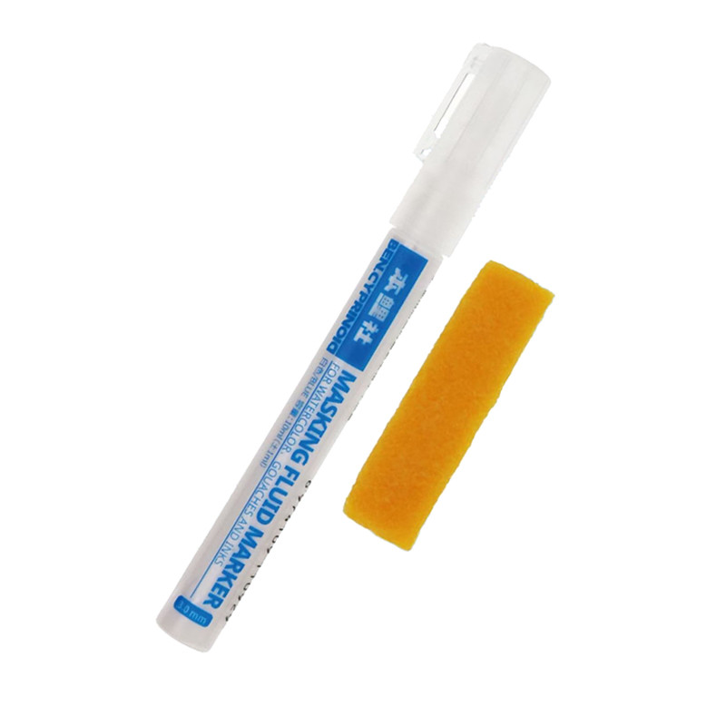 Artist Grade Watercolor Masking Fluid Pen - 0.7Mm/3Mm Fine Tip Masking Fluid For Watercolor