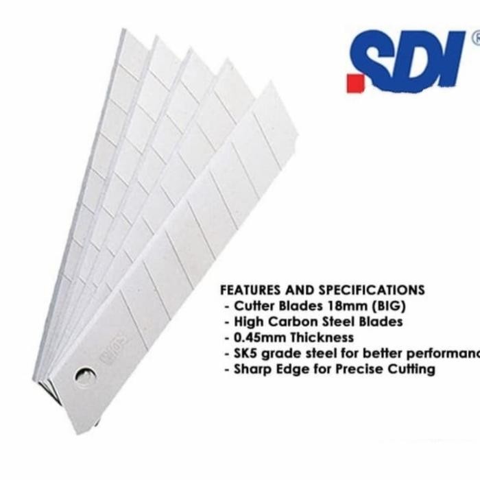 HARGA SPESIAL ISI CUTTER BESAR SDI L150/REFILL SPARE BLADE/KATER L150/MATA PISAU SDI KANTOR ASZ