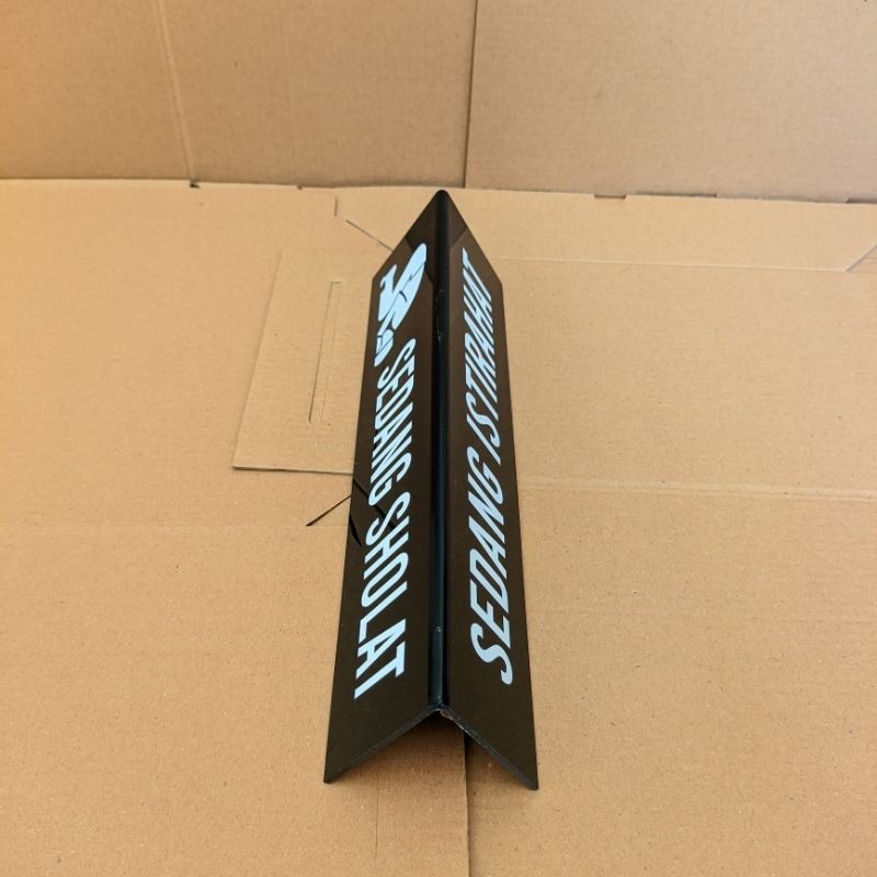 Terapitrendy Signage Papan Akrilik Sedang Sholat/Sedang Istirahat