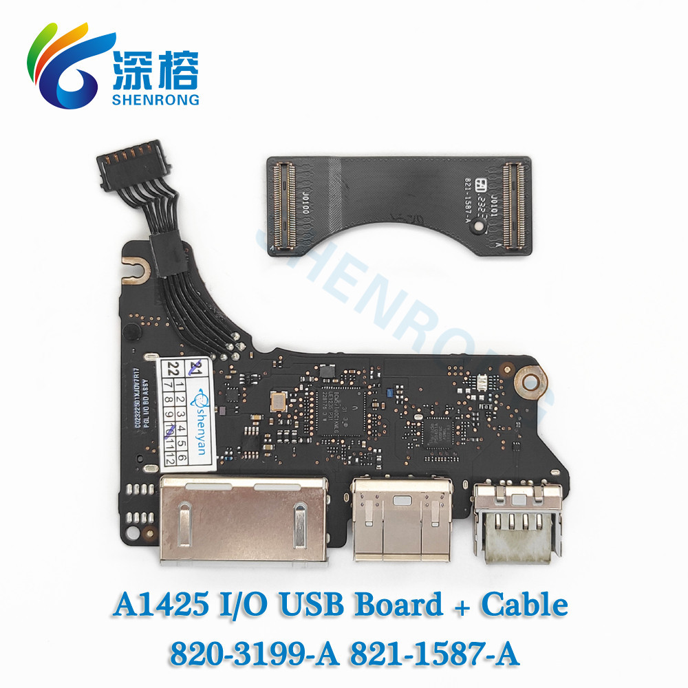 Laptop A1425 Power Board USB HDMI SD I/O Read Card Board For MacBook