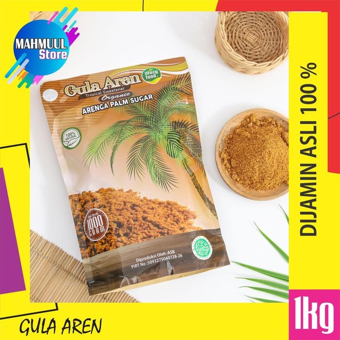 

New 1 kg Gula Aren Organik / Gula Semut Palm Sugar / Aren SQ 1000 gr