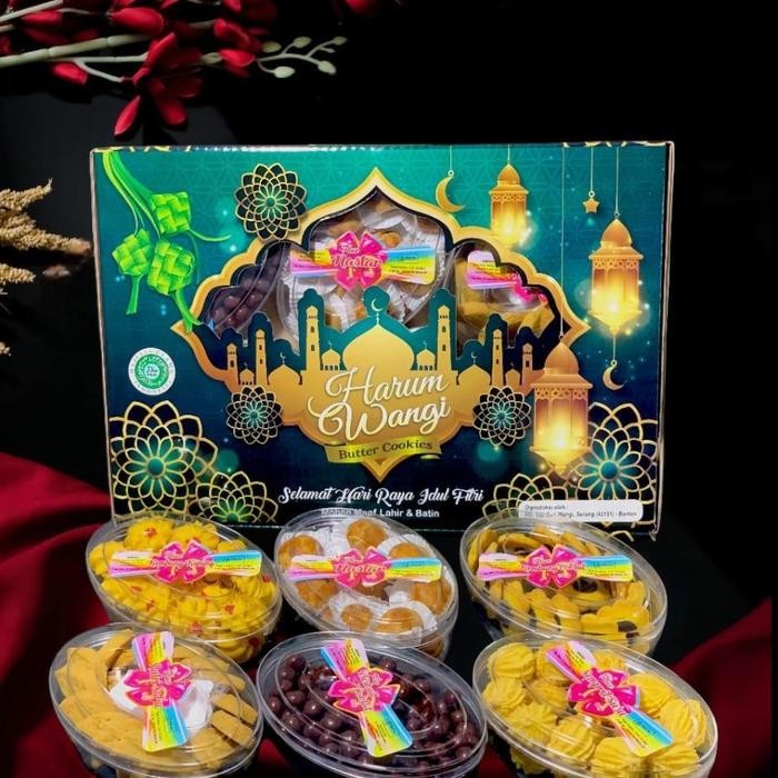 

New Parcel Kue Kering Butter Cookies untuk Lebaran Idul Fitri Harum Manis