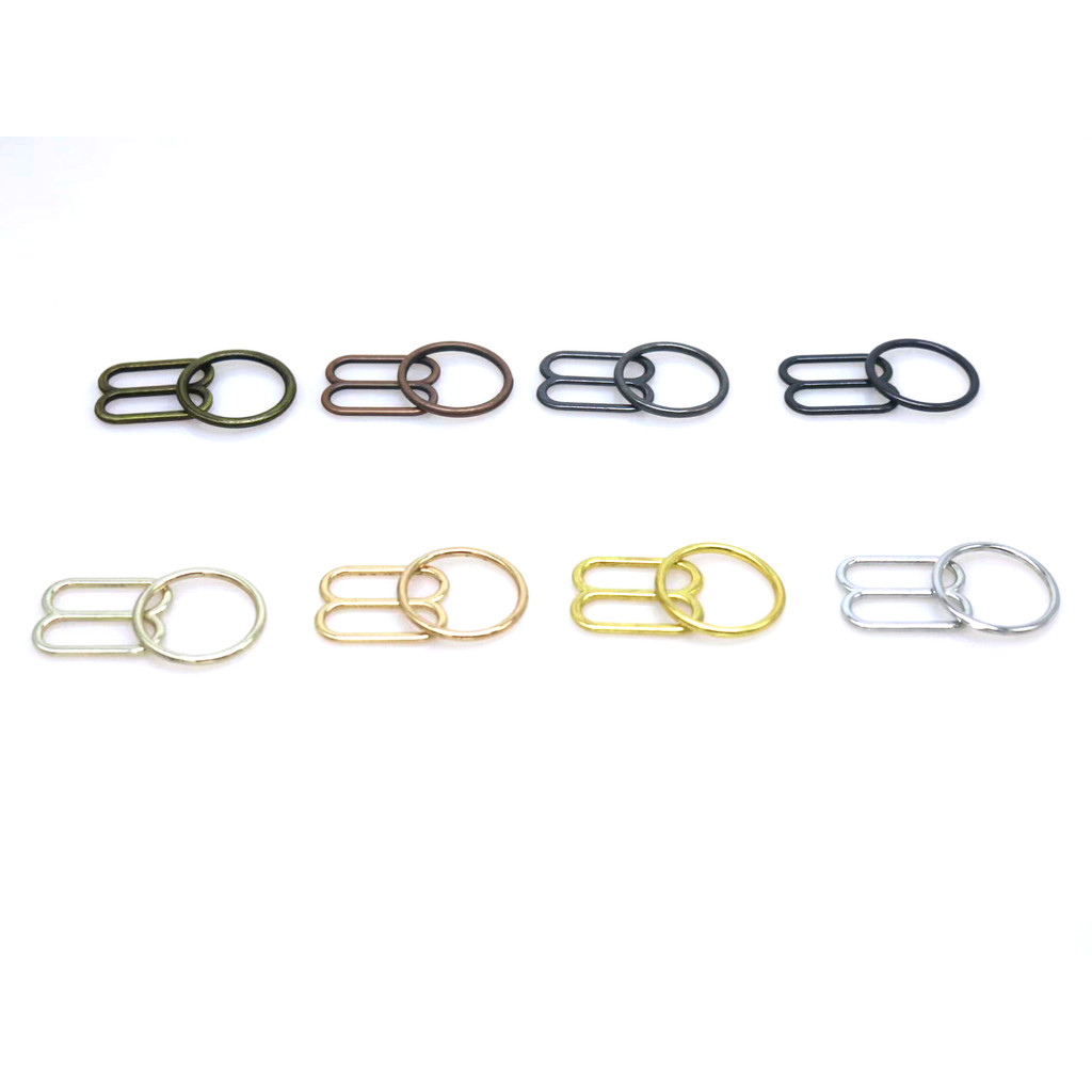 

30Pcs 4Mm~15Mm Metal Bra Strap Adjustment Buckles Underwear Sliders Rings Clips For Lingerie