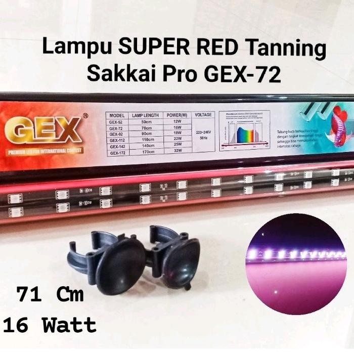 Lampu LED Tanning Arwana GEX-52/ GEX-72/ GEX-92 LED Tanning 2 baris
