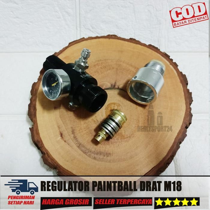 Murah Regulator Pcp Regulator Painball Regulator Stainless Drat M18 1800Psi