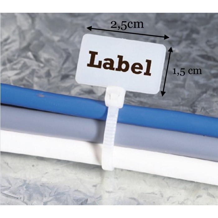 

TERLARIS! Kabel ties label 2.5x100 / kabel ties marker 2.5x100mm