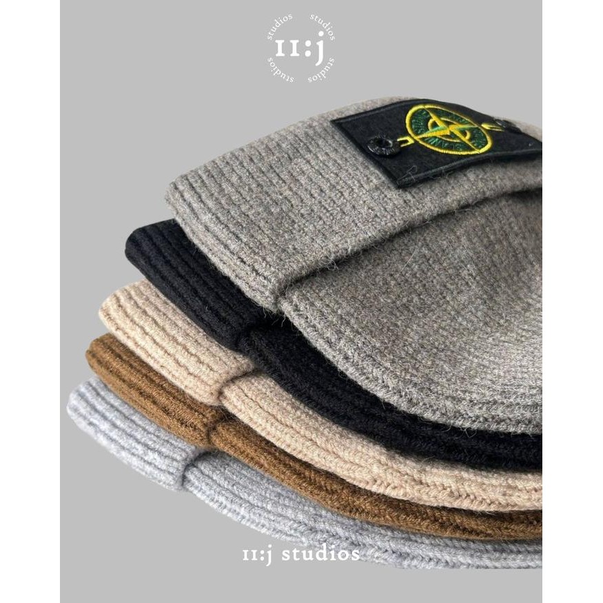 Capbro- Topi Stone Island Hat Kupluk New Original Branded Asli
