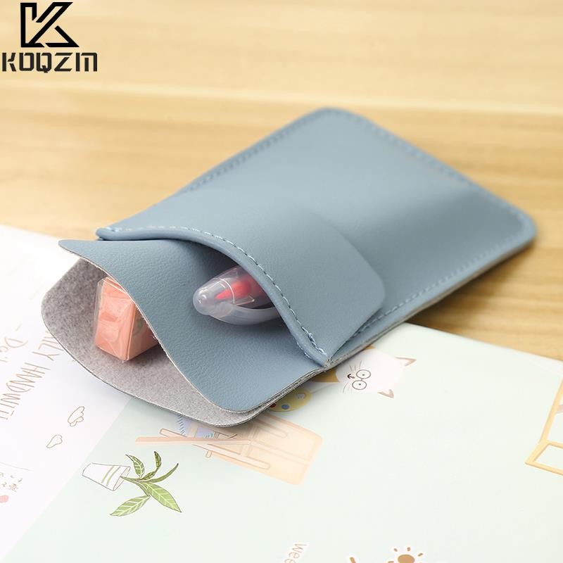 

Pu Leather Pencil Bags For Clothes Pocket Doctor Nurse Staff Leak-Proof Pen Pouch Hospital Business