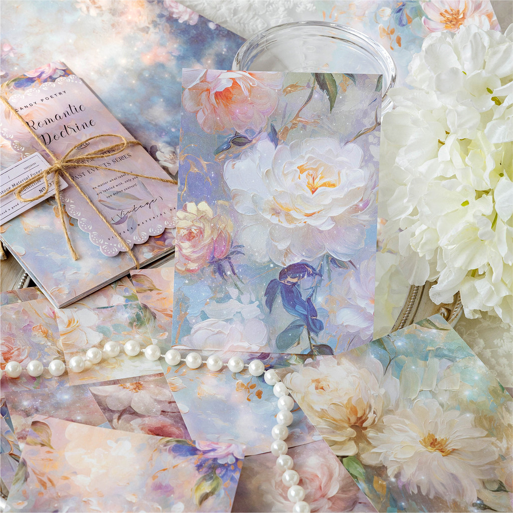 

30Pcs/Lot Memo Pads Material Paper Memoirs Of Past Events Junk Journal Scrapbooking Paper Background