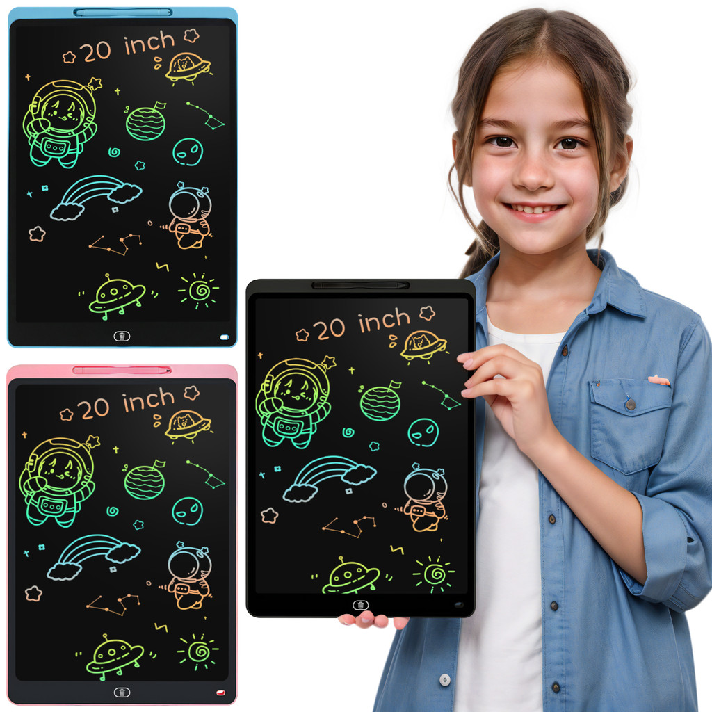 

16/20 Inch Writing Board Drawing Tablet For Kids, Large Electronic Drawing Pad With Colorful Screen,