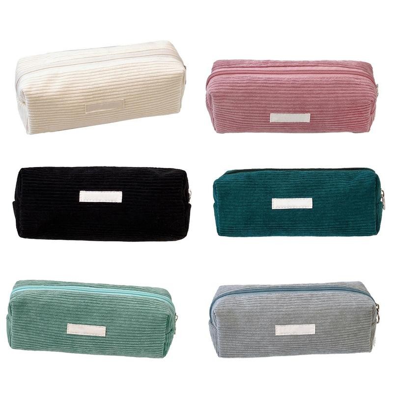 

Pencil Bag Large Capacity Simple Cute Pencil Case Large Capacity Multifunctional Canvas Pen Box