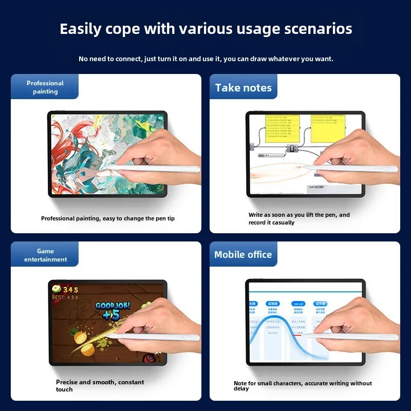 Tablet Pen For Xiaomi H12 Study Machine Plain Capacitive Pen Handwritten Touch Screen Touch Control