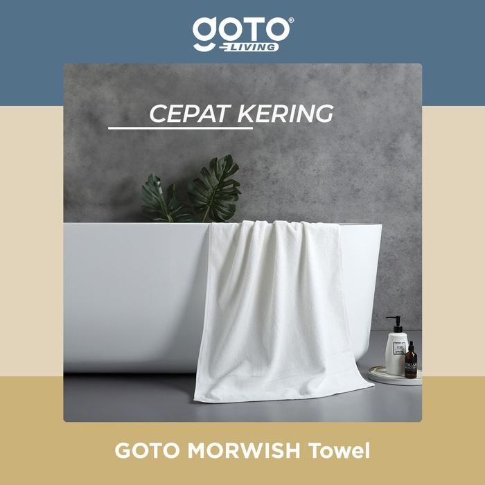 Goto Morwish Bath Towel Handuk Mandi Jumbo Dewasa Polos Lembut Halus