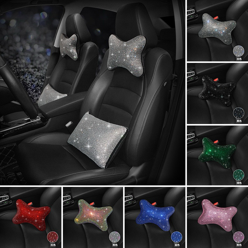 (1pcs) Bantal Kepala Leher Jok Mobil DAD BLUDRU FULL BLING BLING Series