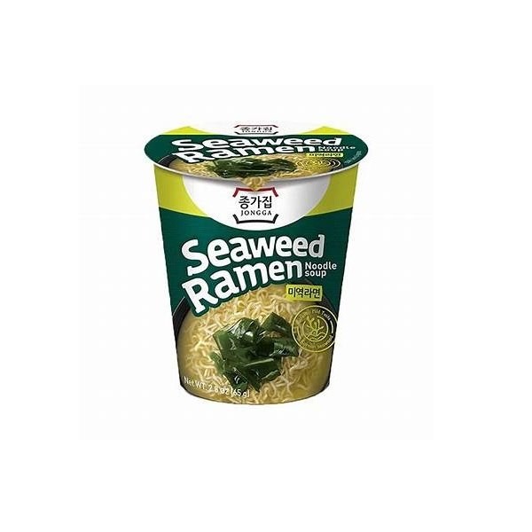 

JONGGA SEAWEED RAMEN NOODLE SOUP CUP 65G