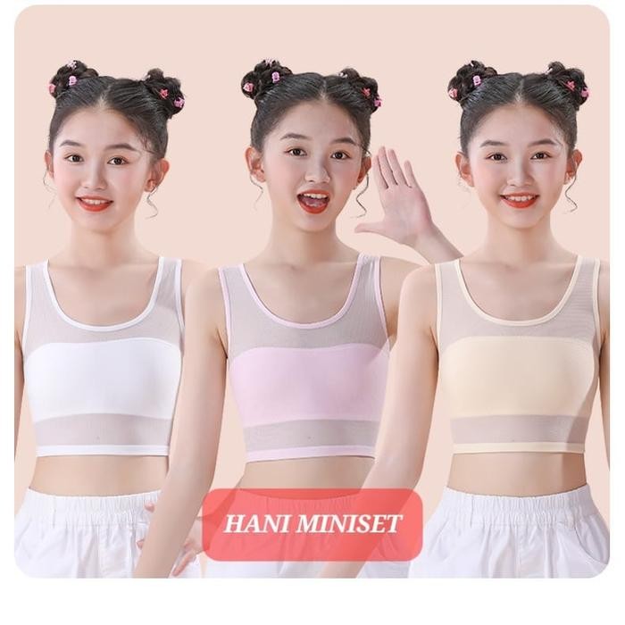 HANI MINISET SPORT BRA PAKAIAN DALAM ANAK SD SMP REMAJA BH IMPORT ADEM