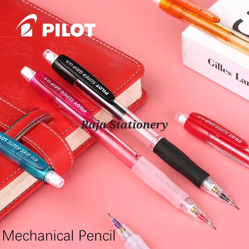 

PILOT SUPER GRIP MECHANICAL PENCIL 0.5 / PENSIL MEKANIK 0.5MM PILOT SUPERGRIP H-185 - RAJA BIGBOX