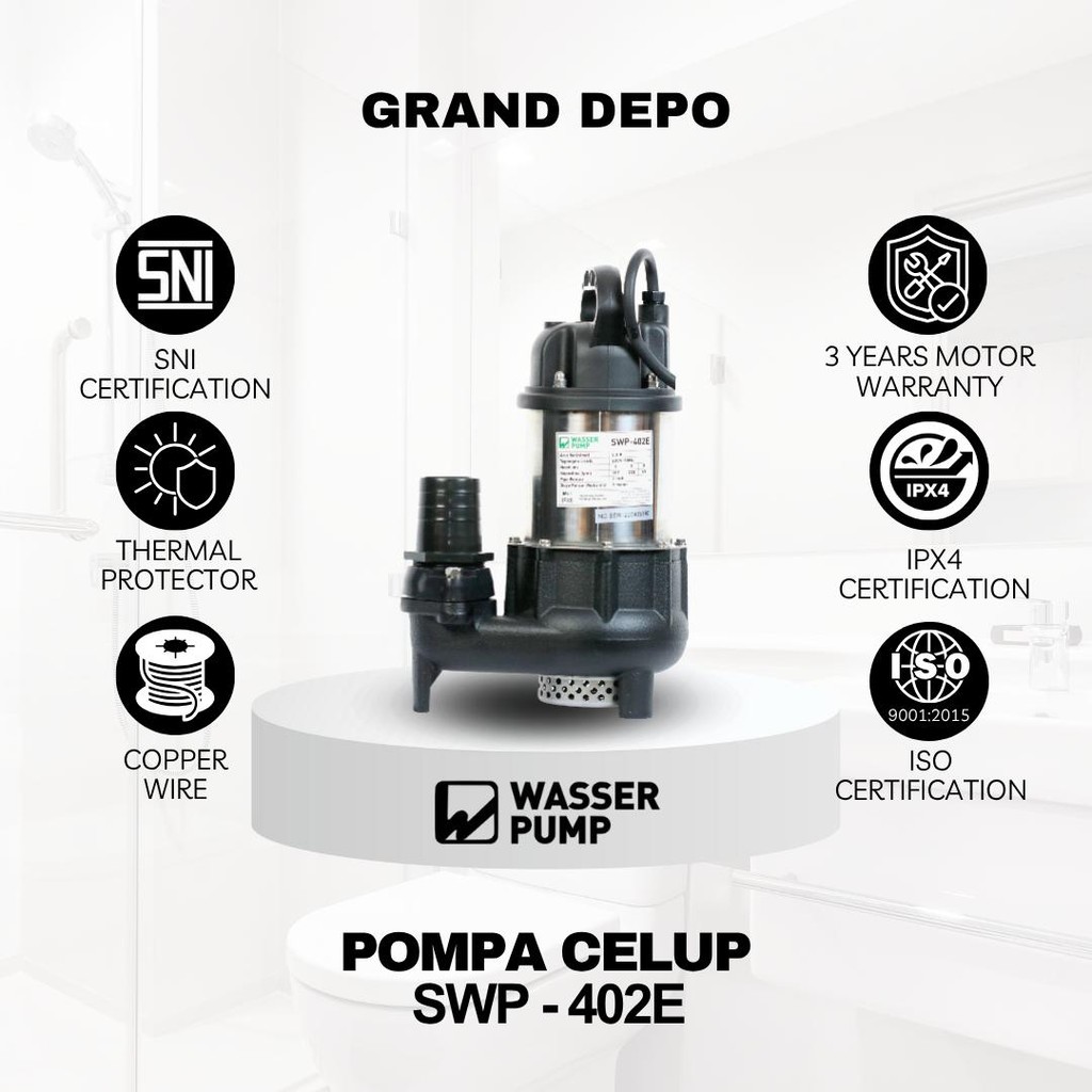 Wasser Pompa Air Celup SWP 402E / Pompa Celup Wasser