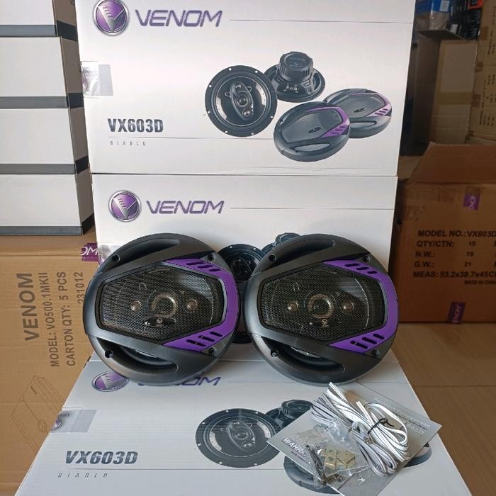 Speaker Venom Diablo VX603D Speaker Mobil Venom 6 Inchi