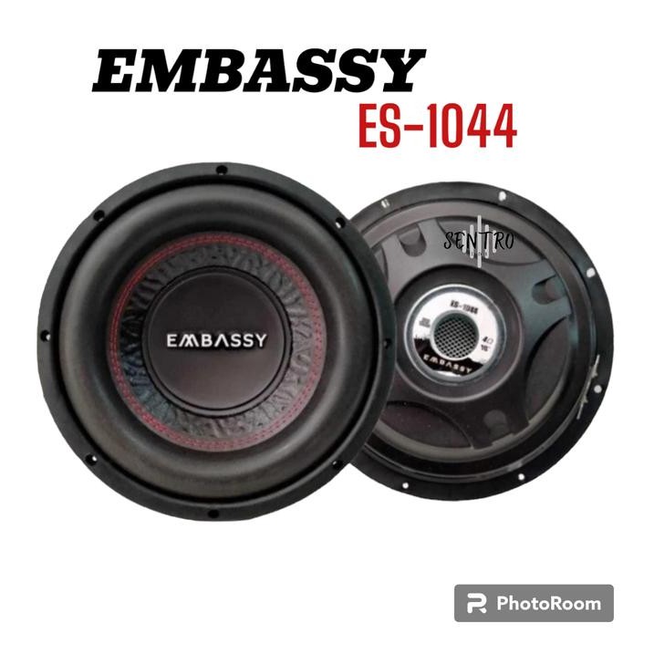 Subwoofer 10 Inch Embassy ES-1044 Double Coil Embassy Speaker Mobil Car