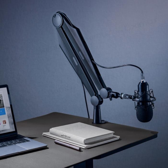 

Professional Suspension Boom Microphone Arm Armoured Studio Bracket Stand Oximus C151 - C151 Black