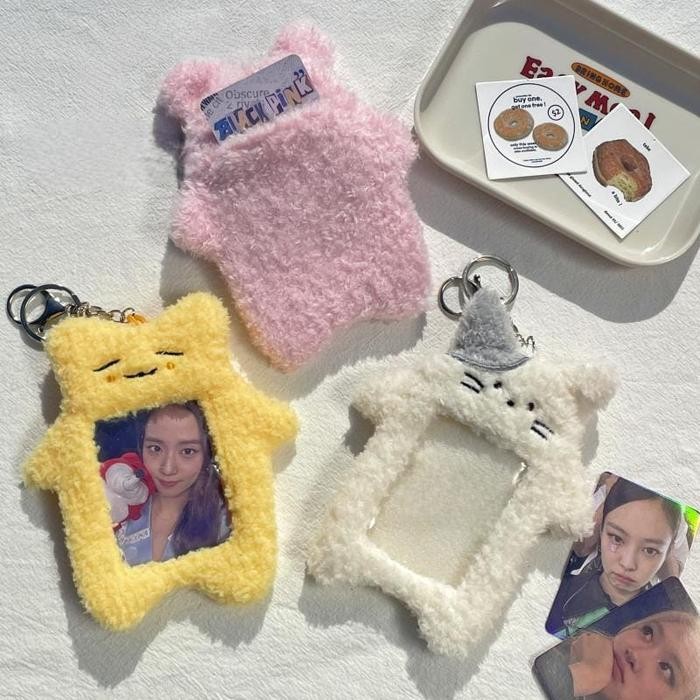 

Beruangshop Fluffy PC Holder Photocard Gantungan Card