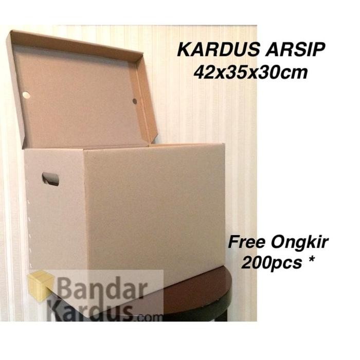 

BAHAN KERAS KUAT KARDUS ARSIP 42X35X30CM BOX DUS KOTAK ARSIP PACKING