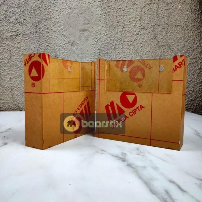 

Tempat Kartu Stok Gudang Gantung flyer holder A5 FULL akrilik Toko