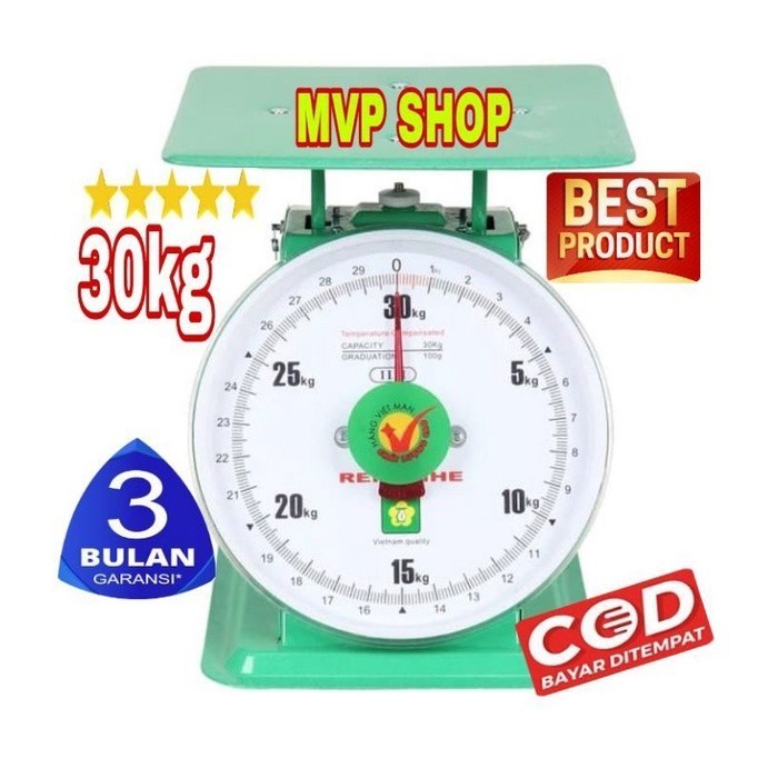 [Bestone] timbangan duduk 50kg 30kg/timbangan /timbangan barang/