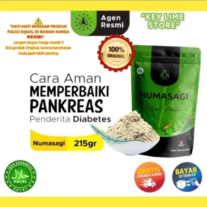 

NUMASAGI 215gr - VIRAL Obat Herbal Diabet Ampuh Aman Terbukti