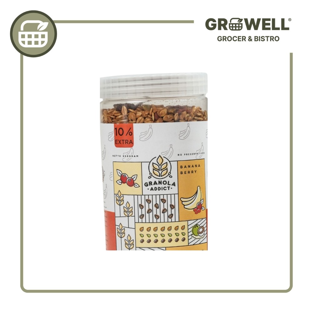 

GRANOLA ADDICT BANANA BERRY 500GR