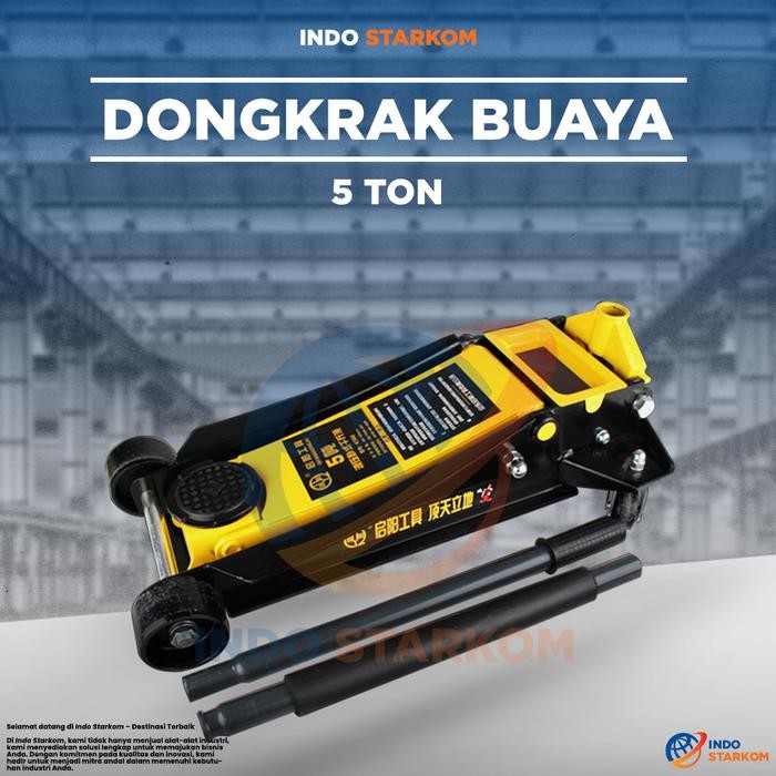 Dongkrak Buaya 5 Ton Double Silinder / Dongkrak Mobil