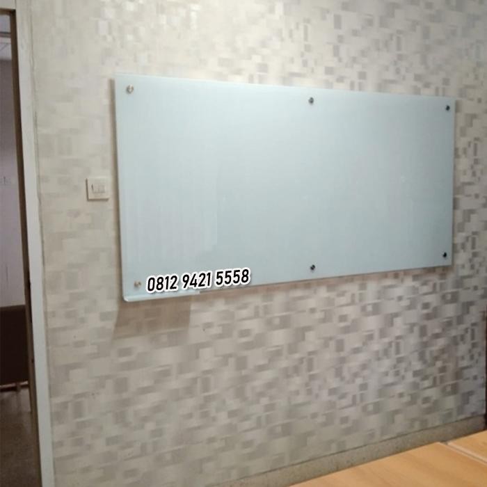 

GLASSBOARD 120 x 220 cm Tebal 8mm - PAPAN TULIS KACA