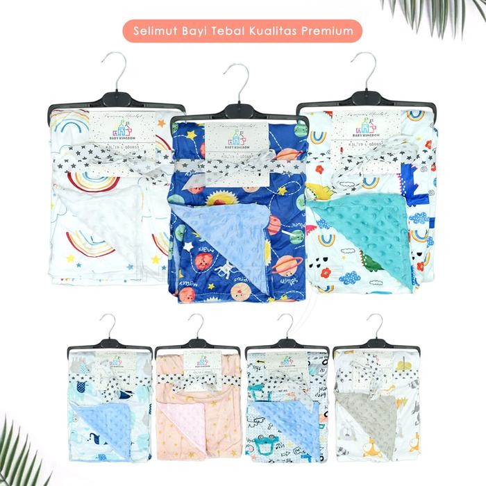 Selimut Bayi Baru Lahir Perempuan Laki-Laki Bs-059 Selimut Tidur Bayi Baru Lahir Lembut Bulu Halus