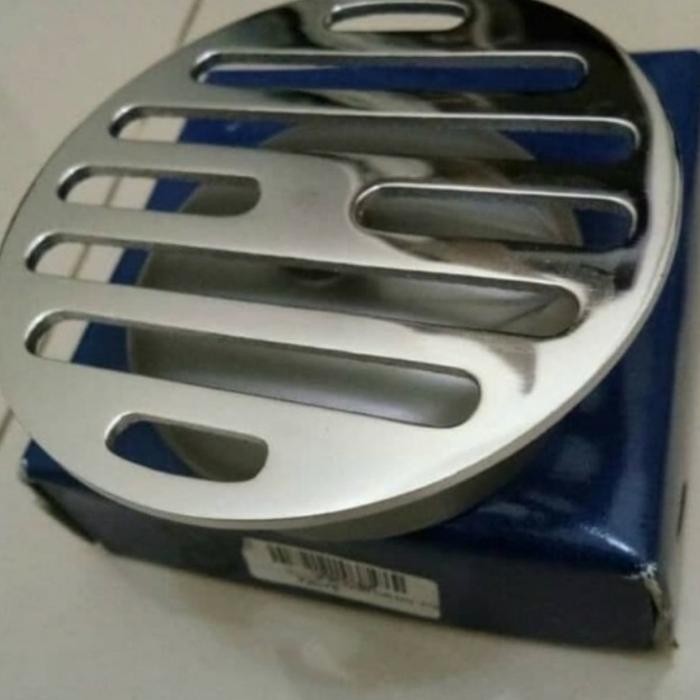 Stok Baru Plat Floor Drain Bulat Garis Stainless/Tutup Floor Drain Stainless